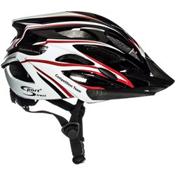 Sport Direct Comp Team Junior Helmet Black/White 52-56cm