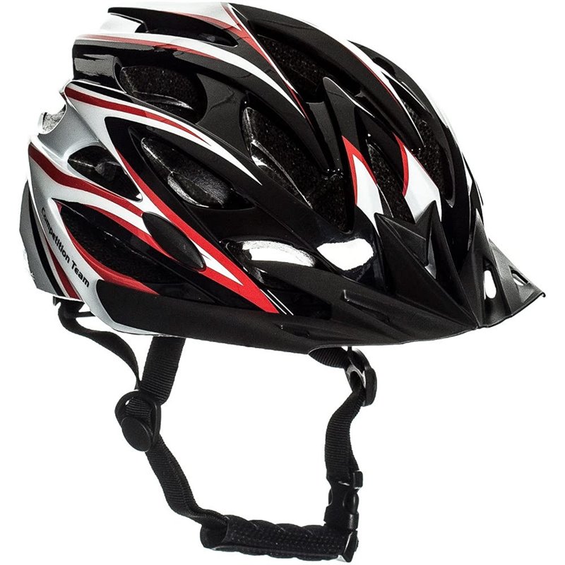 Sport Direct Comp Team Junior Helmet Black/White 52-56cm