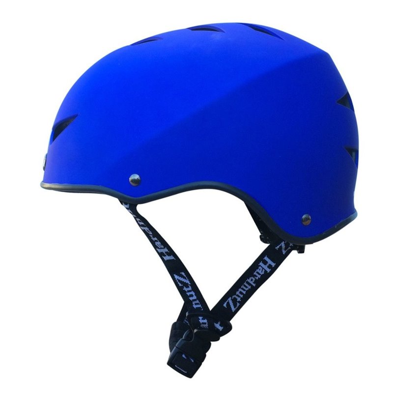 Hardnutz Street Helmet HN-102, Blue Rubber, Small 51-54cm, BMX/Skate