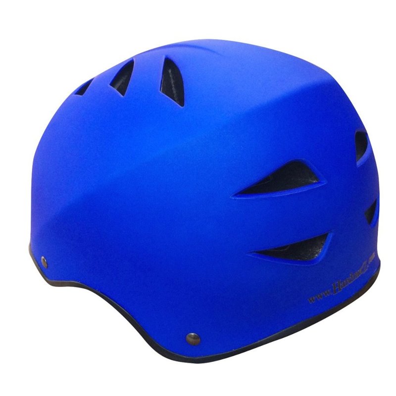 Hardnutz Street Helmet HN-102, Blue Rubber, Small 51-54cm, BMX/Skate
