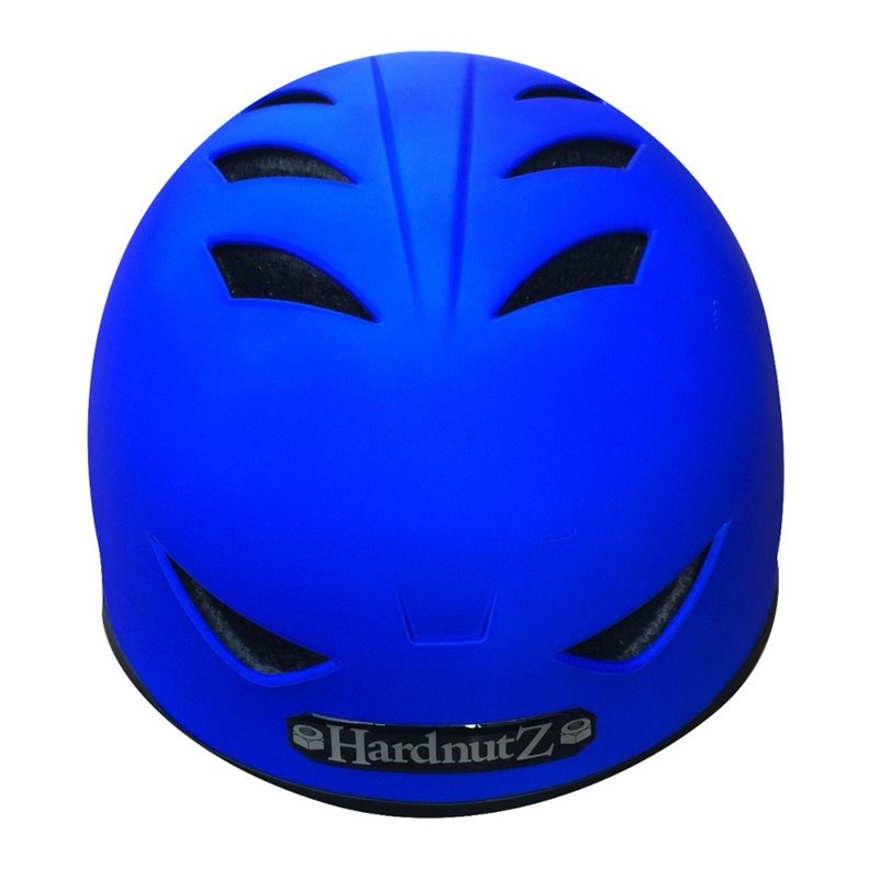 Hardnutz Street Helmet HN-102, Blue Rubber, Small 51-54cm, BMX/Skate