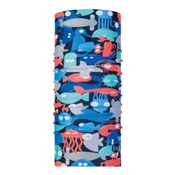 Buff Coolnet UV+ Baby Shoal Blue Kids Neck Tube Snood