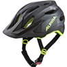 Alpina Carapax Jr. Bike Helmet Black-Neon Yellow Junior 51-58cm