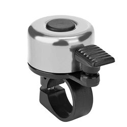 Aluminium Flick Bicycle Bike Bell Silver