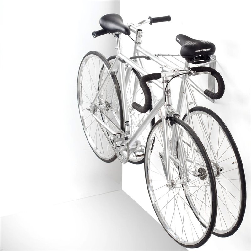 Delta Two Bike Wall Mount Rack + Shelf