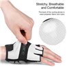 Inbike Half Finger Cycling Gloves Black/White XL