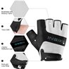 Inbike Half Finger Cycling Gloves Black/White XL