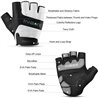 Inbike Half Finger Cycling Gloves Black/White XL