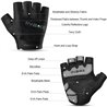 Inbike Half Finger Cycling Gloves Black XL