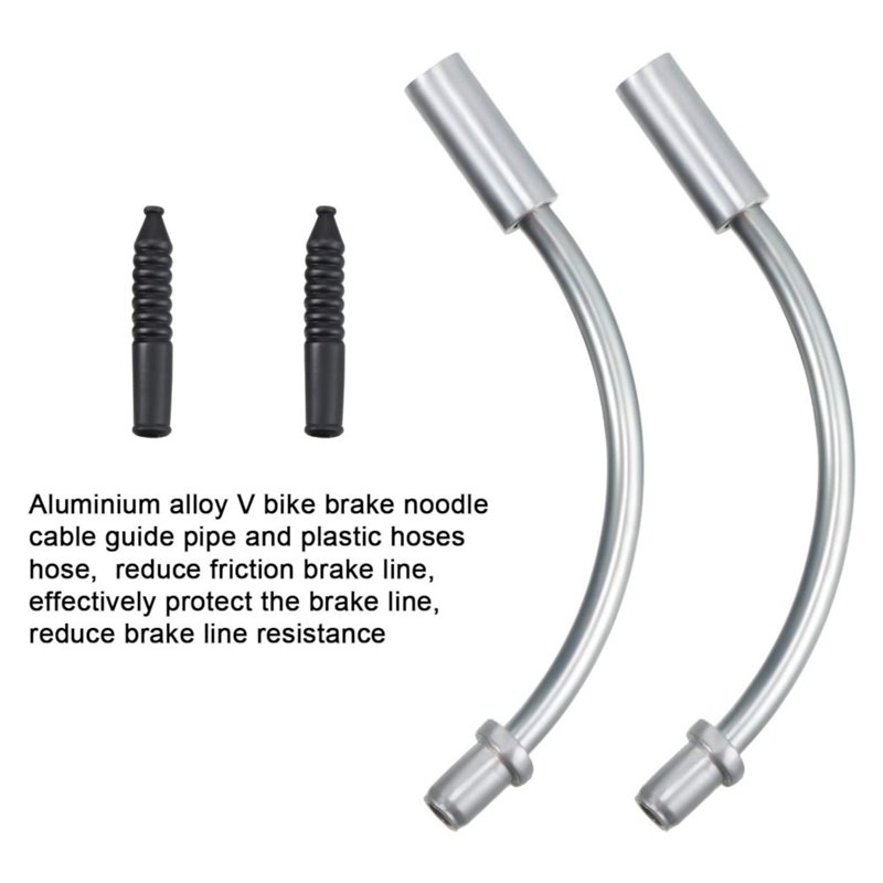 Univeral 60pcs Bicycle Brake Cable Kit Black