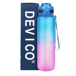 Devico Pro Cycler Sports 32oz Water Bottle BPA Free Flip Lid Frosted Tritan Plastic