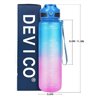 Devico Pro Cycler Sports 32oz Water Bottle BPA Free Flip Lid Frosted Tritan Plastic