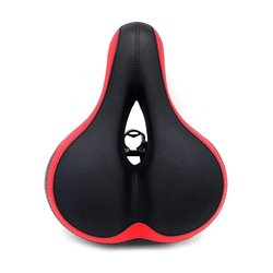 Gel Pad Comfortable Seat Bike Bicycle Saddle Red/Black