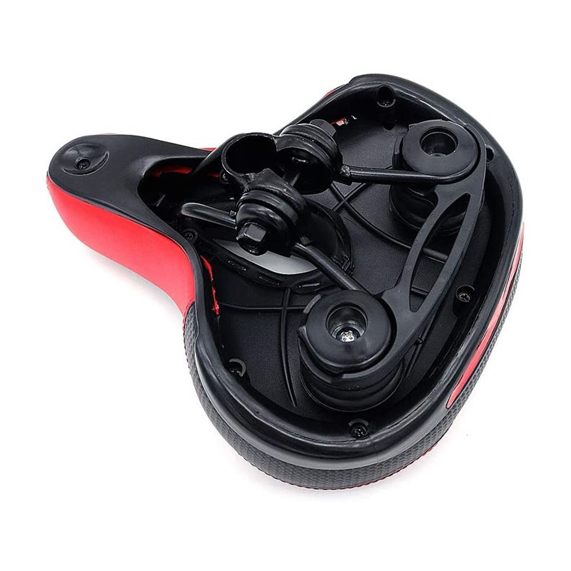 Gel Pad Comfortable Seat Bike Bicycle Saddle Red/Black
