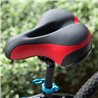 Gel Pad Comfortable Seat Bike Bicycle Saddle Red/Black